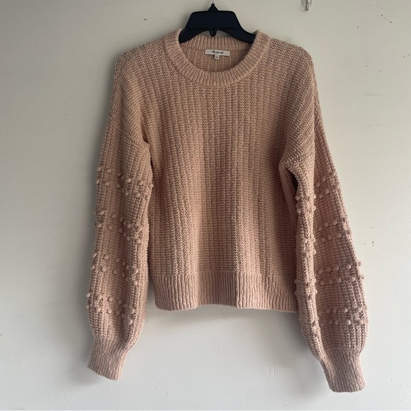 Madewell bobble sleeve pullover crewneck sweater 22596 - Picture 5 of 13